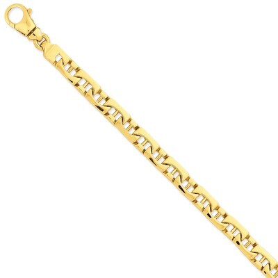 8.5mm Polished Fancy Link Chain 22 Inch 14k Gold LK409-22, MPN: LK409-22, 191101648113