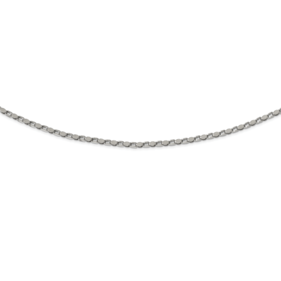 Fancy Link 18 Inch Chain Stainless Steel Polished SRN2543 by Chisel, MPN: SRN2543, 191101018251