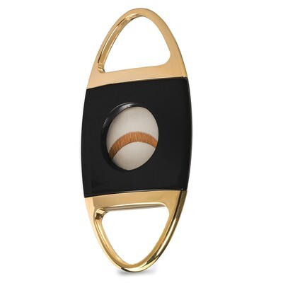 Jaws Serrated Cigar Cutter - Black &amp; Gold-NEW GM19884, MPN: GM19884, 894236015569