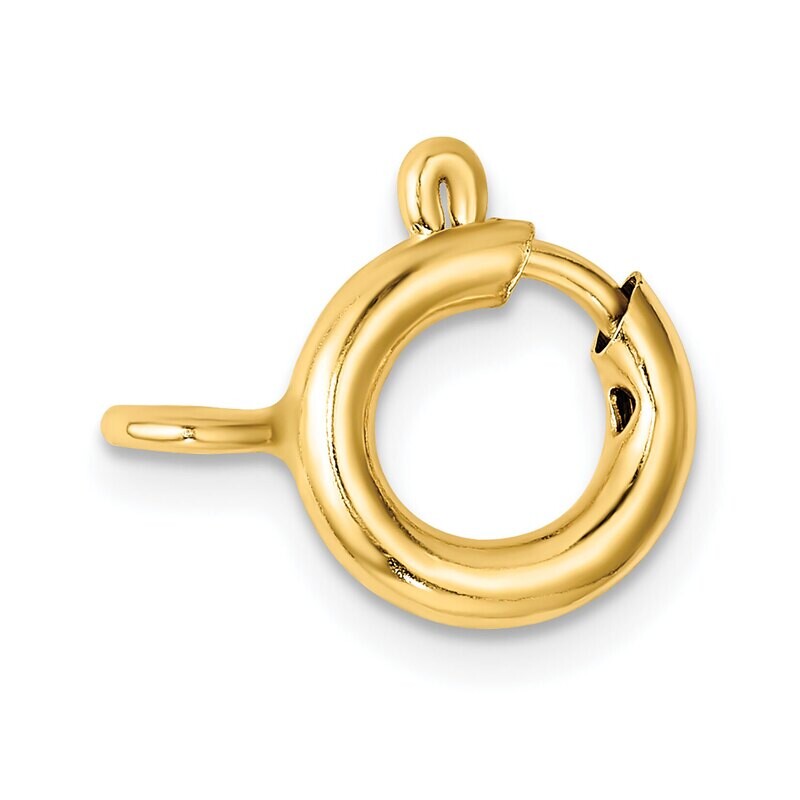 Standard Weight Spring Ring Clasp 14k Yellow Gold YG1705, MPN: YG1705,