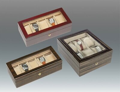 Tizo Jewelry Box Supreme Ebony 6 Watch Holder NC7633EBX, MPN: NC7633EBX,