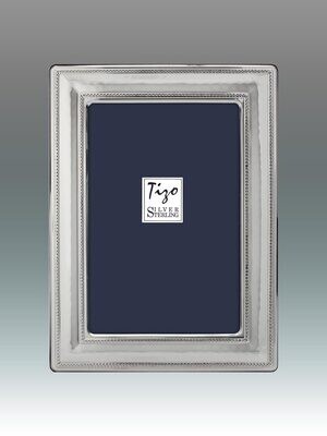 Tizo Pretty Beads 8 x 10 Inch Sterling Silver Picture Frame, MPN: 1725-80,