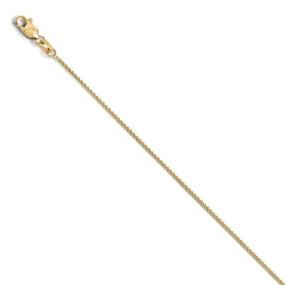 Leslie&#39;s 1mm Wheat Chain 16 Inch - 10k Gold HB-8201-16, MPN: 8201-16, 886774997124