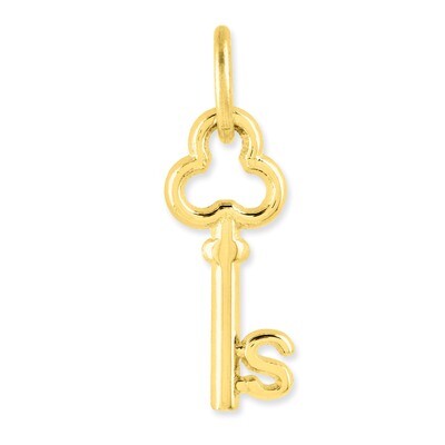 S Key Charm 14k Gold K3442S, MPN: K3442S, 883957133171