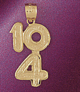 Dazzlers Jewelry 10 4 104 Pendant Necklace Charm Bracelet in Yellow, White or Rose Gold 4570, MPN: …