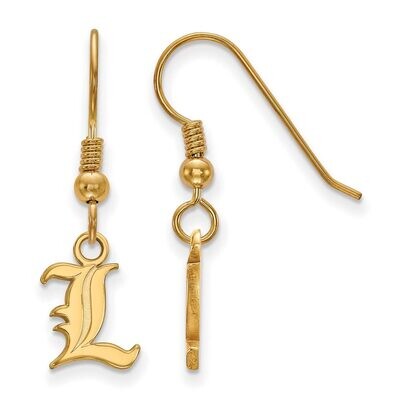 University of Louisville x-Small Dangle Earring Wire Gold-plated Silver GP006UL, MPN: GP006UL, 8867…