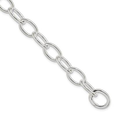 Fancy Link Bracelet Sterling Silver Polished QG5833-7, MPN: QG5833-7,