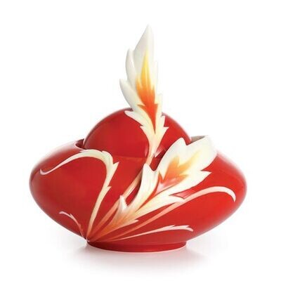 Franz Porcelain Phoenician Flight Bird Sugar Jar FZ02383, MPN: FZ02383,
