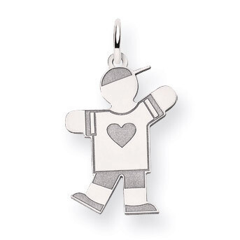 Kid Charm 14k White Gold XK1145W, MPN: XK1145W, 883957470573