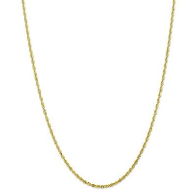 2.25mm Extra-Light Diamond-Cut Rope Chain 22 Inch 10k Gold 10EX018-22, MPN: 10EX018-22, 191101727825