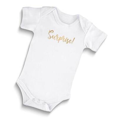 Lillian Rose Surprise? Pregnancy Baby announcement onesie romper GM23971, MPN: GM23971, 710309458869