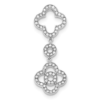 CZ Chain Slide Sterling Silver QP4388