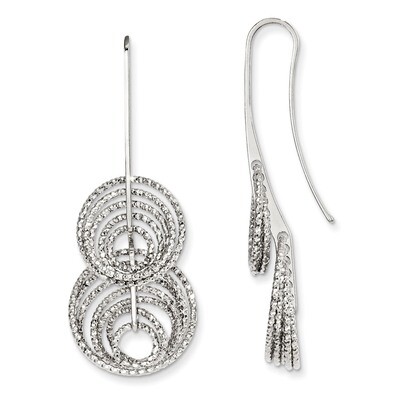 Leslie&#39;s Laser-cut Dangle Earrings - Sterling Silver HB-QLE232, MPN: QLE232, 886774286112