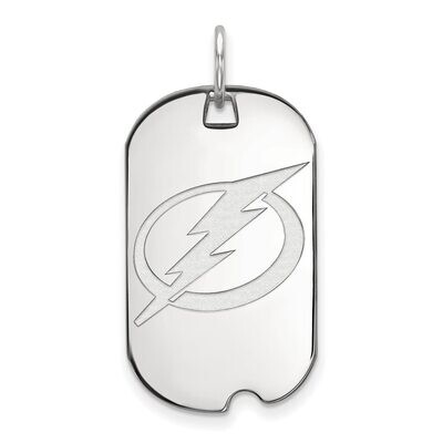 Tampa Bay Ligtning Small Dog Tag 14k White Gold 4W024LIG, MPN: 4W024LIG, 886774737904