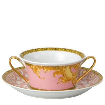 Versace Byzantine Dreams Cream Soup Cup and Saucer 10 oz., MPN: 19325-403624-10420, 790955886247