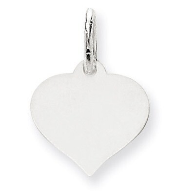 Heart Disc Charm 14k White Gold XWM601/18, MPN: XWM601/18, 883957977270