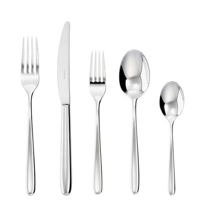 Sambonet hannah 5 piece place setting solid handle - 18/10 stainless steel, MPN: 52520-93, 79095525…