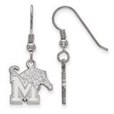 University of Memphis Small Dangle Earring Wire Sterling Silver SS006UMP, MPN: SS006UMP, 8867747109…