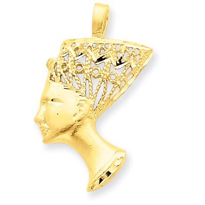 Nefertiti Charm 14k Gold C445, MPN: C445, 883957860480
