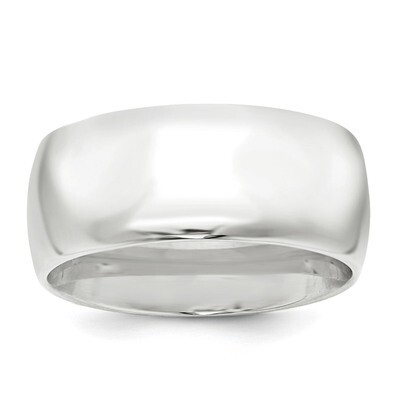 10mm Comfort Fit Sterling Silver QCF100A Engravable, MPN: QCF100A, 886774340166