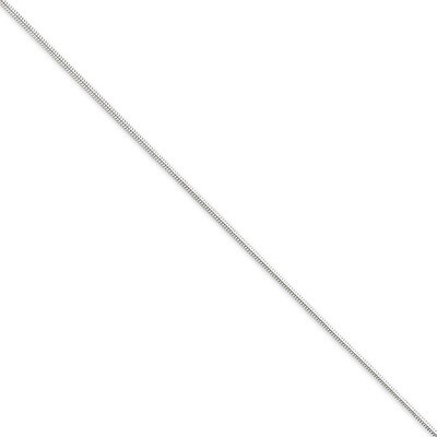 9 Inch 1.5mm Round Snake Chain Anklet Sterling Silver QG2138-9, MPN: QG2138-9, 883957948508
