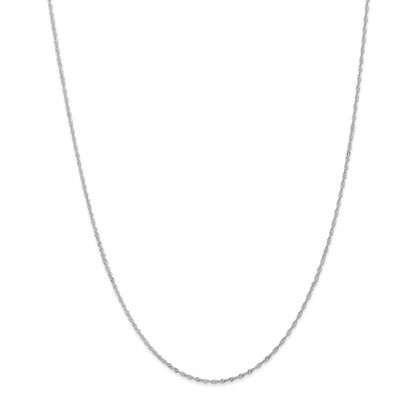 Leslie&#39;s 1.1mm Singapore Chain 16 Inch 18k White Gold HB-18LP12-16, MPN: 18LP12-16, 191101177378