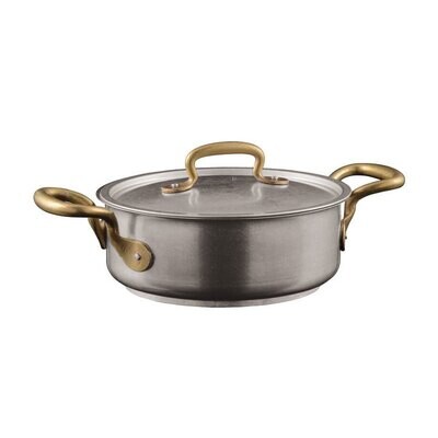 Sambonet 1965 Vintage Casserole Pot With Lid 2 Handles 51909-70, MPN: 51909-70,