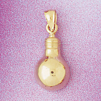 Dazzlers Jewelry Lamp Pendant Necklace Charm Bracelet in Yellow, White or Rose Gold 6606, MPN: DZ-6…
