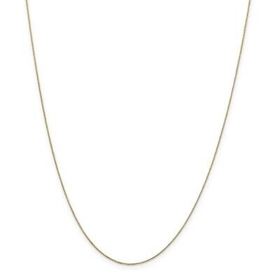 .6mm Diamond-Cut Cable Chain Anklet 9 Inch 10k Gold 10PE136-9, MPN: 10PE136-9, 191101568367
