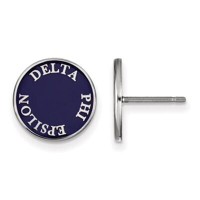 Delta Phi Epsilon Enameled Post Earrings Sterling Silver SS019DPH, MPN: SS019DPH, 886774602998