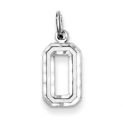 #0 Charm Diamond-cut Sterling Silver QSN00, MPN: QSN00, 883957120249