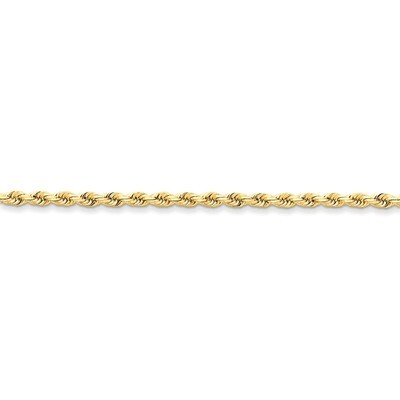 3.20mm Diamond-cut Rope with Lobster Clasp Chain 24 Inch 14k Gold 023L-24, MPN: 023L-24, 8867743950…
