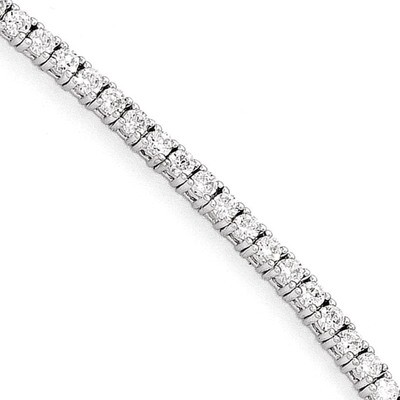 CZ 7 Inch Bracelet Sterling Silver Rhodium-plated QG3485-7, MPN: QG3485-7, 886774298436