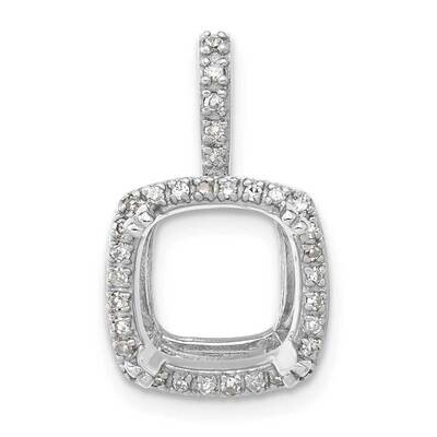 Diamond Semi Mount Pendant 10k White Gold PXS2663/SEMI-0WS45, MPN: PXS2663/SEMI-0WS45,