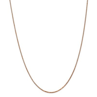 16 Inch 1.3mm Box Chain 14k Rose Gold RSC36-16, MPN: RSC36-16, 886774612171