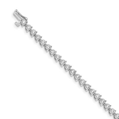 Bracelet 14k White Gold Diamond BM4656-200-WA, MPN: BM4656-200-WA, 883957385891