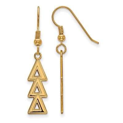 Delta Delta Delta Dangle Medium Earrings Gold-plated Silver GP004DDD, MPN: GP004DDD, 886774897981