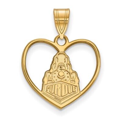 Purdue Pendant in Heart Gold-plated Silver GP052PU, MPN: GP052PU, 886774948089