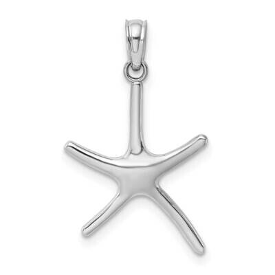 Dancing Starfish with Bail Charm 14k White Gold K7671W, MPN: K7671W, 637218157853