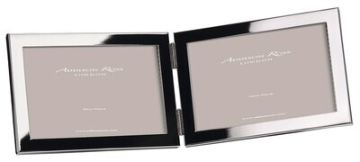 Addison Ross Landscape Double Photo Frame 4 x 6 Inch Silver-plated FR0525, MPN: FR0525, UPC/EAN: 50…