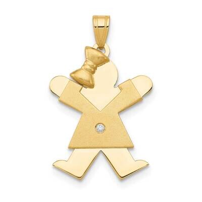 VS Diamond Kid Pendant 14k Gold XK454VS, MPN: XK454VS, 883957230559