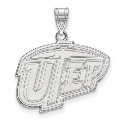 The University of Texas at El Paso Large Pendant 14k White Gold 4W002UTE, MPN: 4W002UTE, 8867748281…