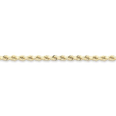 4mm Handmade Diamond-cut Rope Chain 30 Inch 10k Gold 10K030-30, MPN: 10K030-30, 886774400020