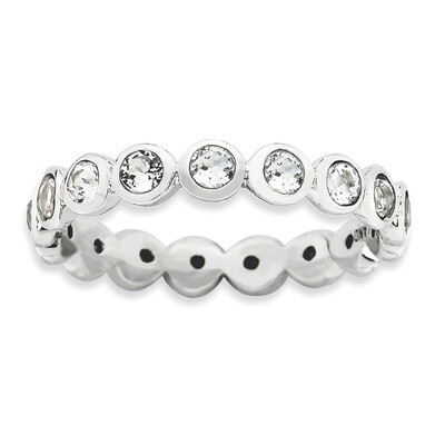 April Swarovski Ring - Sterling Silver QSK976, MPN: QSK976, 886774232386