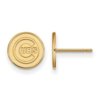 Chicago Cubs x-Small Post Earring 14k Yellow Gold 4Y006CUB, MPN: 4Y006CUB, 886774864990