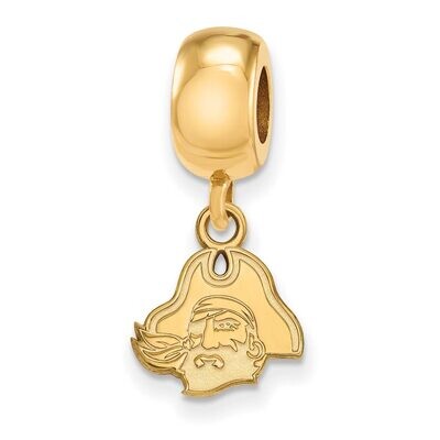 East Carolina University Bead Charm x-Small Dangle Gold-plated Silver GP065ECU, MPN: GP065ECU, 8867…