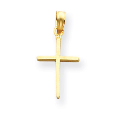 Cross Pendant 14k Gold Polished C3782, MPN: C3782, 637218017157