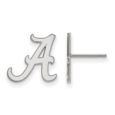 University of Alabama Small Post Earring 10k White Gold 1W009UAL, MPN: 1W009UAL, 886774777856