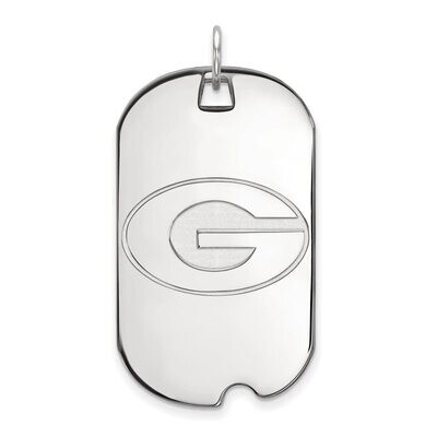 University of Georgia Large Dog Tag Sterling Silver SS028UGA, MPN: SS028UGA, 886774707051