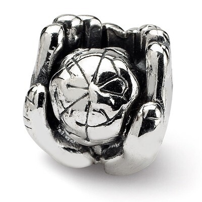 World in Hands Bead - Sterling Silver QRS471, MPN: QRS471, 883957721057